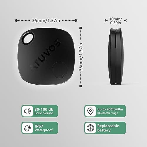 ATUVOS Air Tag Tracker Item Finder-2 Pack, (iOS Only) — view 6
