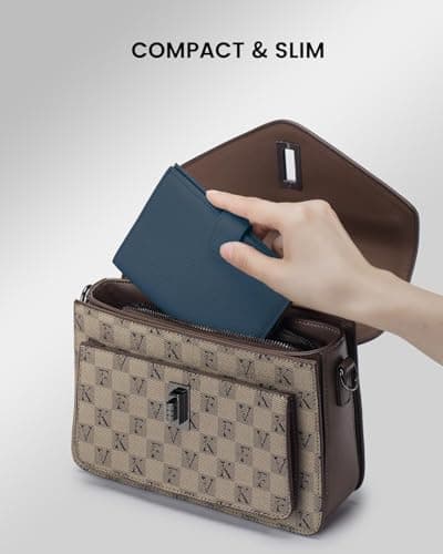 Karmiir RFID Passport Holder for Travel, Leather Passport Sleeve with Card Holder, SIM Slot, Zipper Coin Pocket and Cash Pocket, Slim Compact Travel Wallet, darkblue, 10.5 * 14 * 1.5 cm / 4.1 * 5.5 — view 6