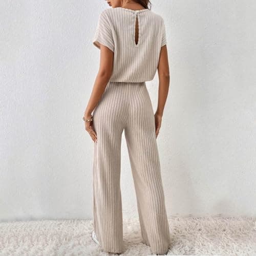 womens 2 piece lounge wear sets loungewear for travel athletic lounge sweatsuit maroon tops for womens business suit sweat sets women two piece outfits women sexy clubwear linen tops ropa de 2025 — view 2