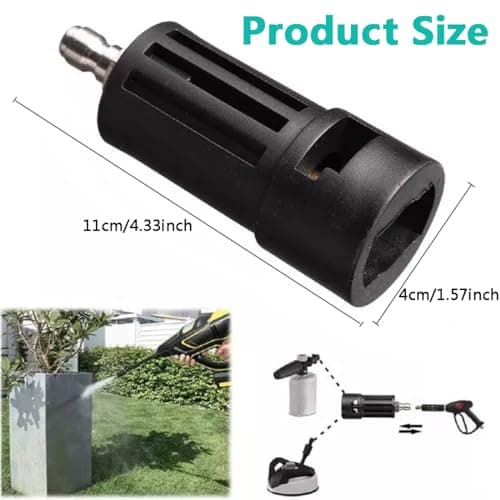 FiTspi Quick Release Pressure Washer Gun Adapter for Karcher K2-K7 To 1/4" Connector, Quick Connect Adapter for Gun and Hose — view 4