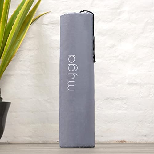 Myga Yoga Mat Bag - Compact Carry Bag for Yoga, Pilates, Fitness & Exercise Mat with Adjustable Strap for Women & Men - Lightweight Waterproof Travel Bag for Home Gym and Studio - Grey — view 3