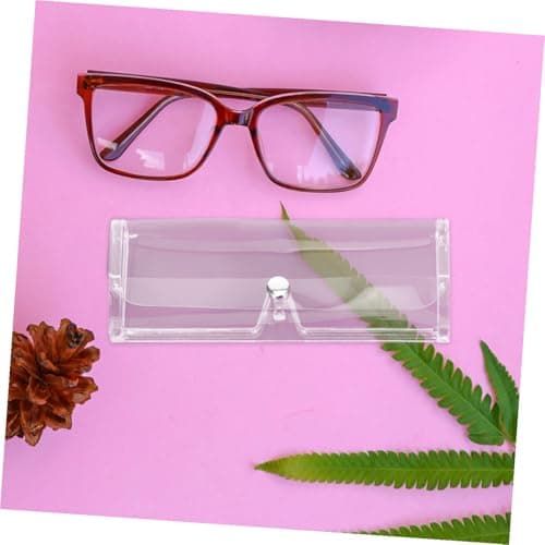 VALICLUD Portable Plastic Glasses Case Hard Shell Magnetic Button Eyeglass Storage Box Travel Organizer 7Pack — view 5