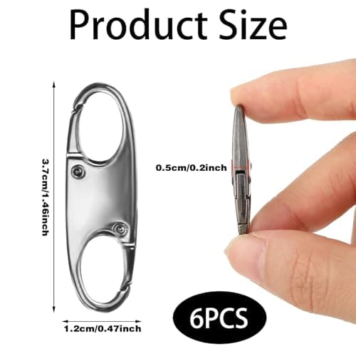 CSLGDMAI 6PCS Zipper Lock Clips,Outdoor Travel Clip — view 2