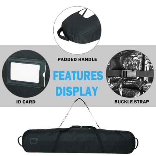 AUMTISC Snowboard Bags - Padded Ski & Snowboard Storage Travel Bag - Length 155cm — view 4