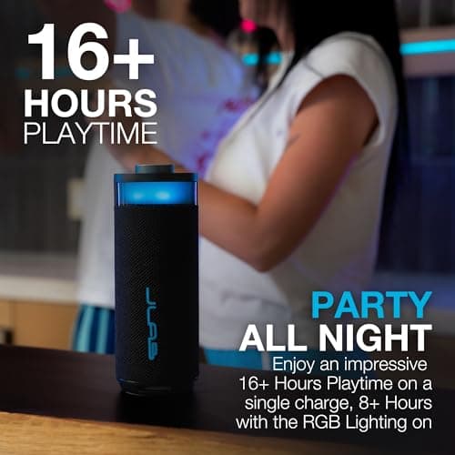 JLab Go Party Portable Bluetooth Speaker, Navy — view 2