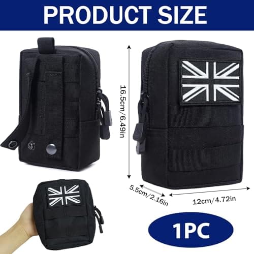 Multipurpose Tactical Molle Pouch Utility Belt Pouch Military Army — view 2
