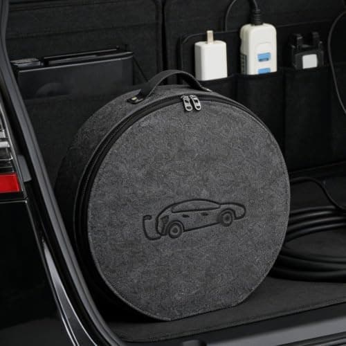 EV Cable Bags Portable Protective Cord Pouch with Handle — view 3