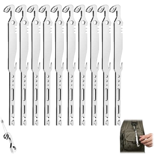 6-in-1 Stainless Steel Fishing Multi Tool Hook Remover and Knot Tyer