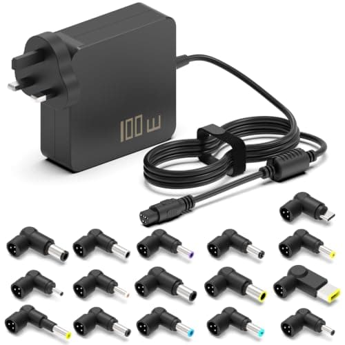 100W Universal Laptop Charger Compatible with HP Dell Lenovo Acer Asus