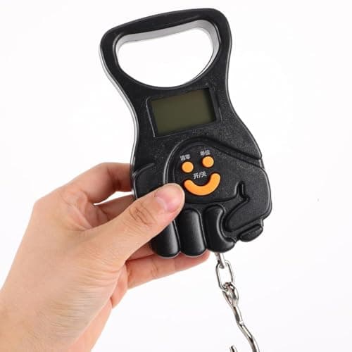 Aundhegrtt Portable Digital Handheld Luggage Scale 50kg Rechargeable Electronic Hanging Suitcase Weight Detection Device — view 5