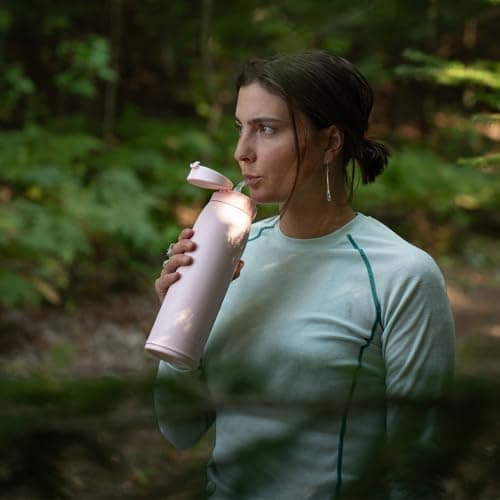 Super Sparrow Water Bottle Stainless Steel 18/8 - Travel Mug - 750ml - Insulated Metal Water Bottle - BPA Free - Leakproof Drinks Bottle — view 6