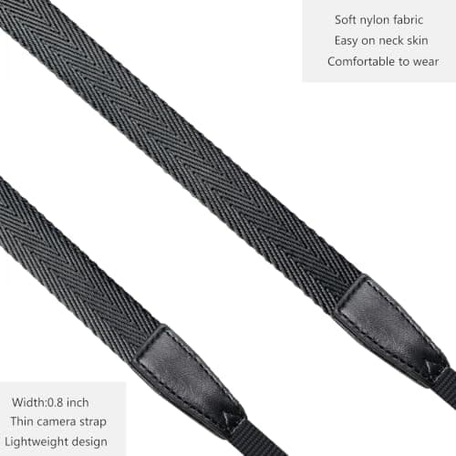 YMTHamaz3 Camera Neck Strap/Thin Camera Strap or Binoculars Strap — view 2