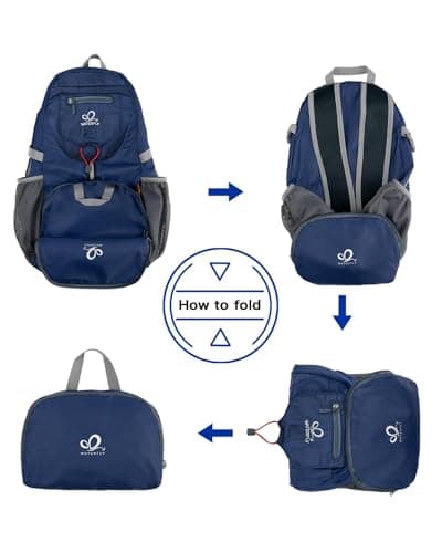 Waterfly Ultra Lightweight Foldable Backpack: 20L Packable Rucksack — view 6