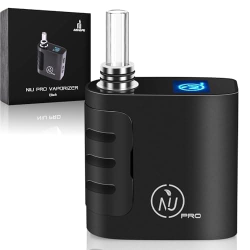 AISVAPE NIU-PRO Dry Herb Vaporiser | Quick Swap Chamber | Precise Temps Control |160℃-226℃ | OLED Display | Nicotine Free | Portable Vaporizer for Herb | 1400mAh Battery