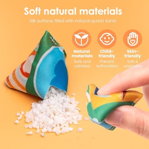 Dawnglow 5 Soft Sensory Beanbags Toy with 28 Table & Floor Games — view 2