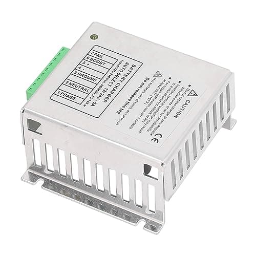 Cocoarm Generator Battery Charger Stainless Steel Portable Generator Battery Charger 5A 12V 24V Auto Select 220 to 240VAC for Genset Starter Charging — view 5