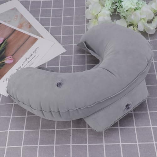 Veemoon Neck Pillow Pvc Flocking Inflatable U Shaped Travel Pillow — view 2