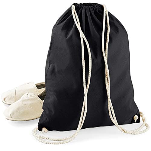 Hippowarehouse University Survival Kit Drawstring Cotton School Gym Bag 37cm x 46cm, 12 litres — view 2