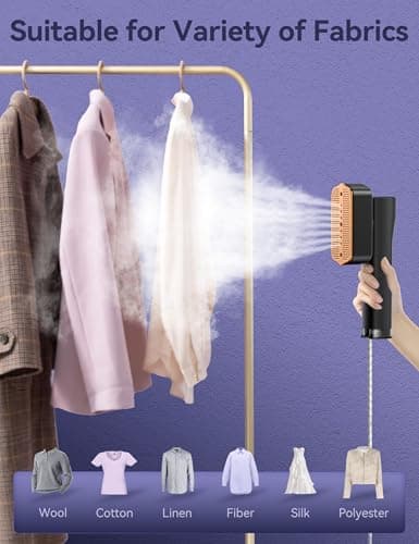 Sundu Clothes Steamer, 2 In 1 Travel Garment Steamer Iron, Black — view 5