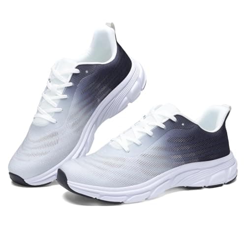 RTOUNT Mens Trainers Men Breathable Casual Walking Shoes for Gym Travel — view 4