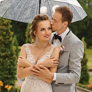 Tiiyee Clear Auto Umbrella, Windproof Transparent Folding, Compact Travel — view 3