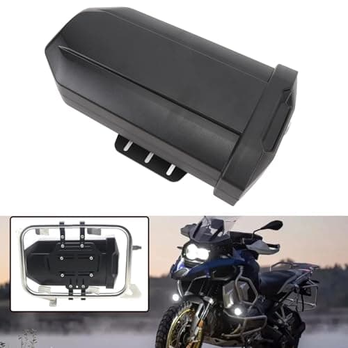 UPALDHOU 3.8L Motorcycle Side Luggage Box, Motorbike Panniers Tool Box with Combination Lock Mounting Bracket Rear Luggage Box for R1300GS R1200GS R1250GS — view 5
