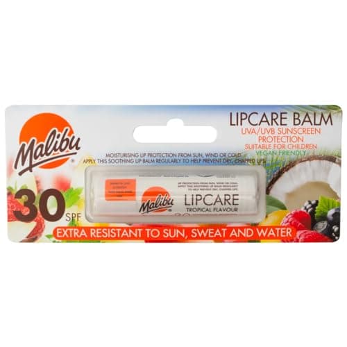 Malibu Lipbalm with SPF30, Tropical 4 ml