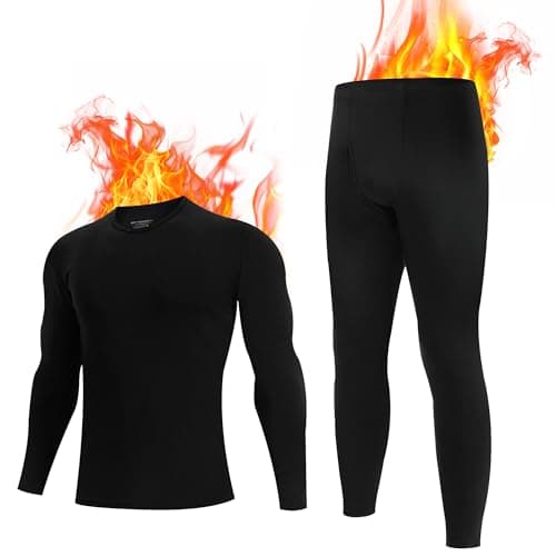 BAMBOO COOL Base Layer Men Mens Thermals Underwear Bamboo Baselayer Set