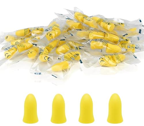 Soft Foam Ear Plugs, 37db SNR Noise Reduction Sponge Earplugs Noise Cancelling Ear Plugs for Sleeping, Travel, Concerts, Studying, Work, Loud Noise (Yellow, 30 Pairs)