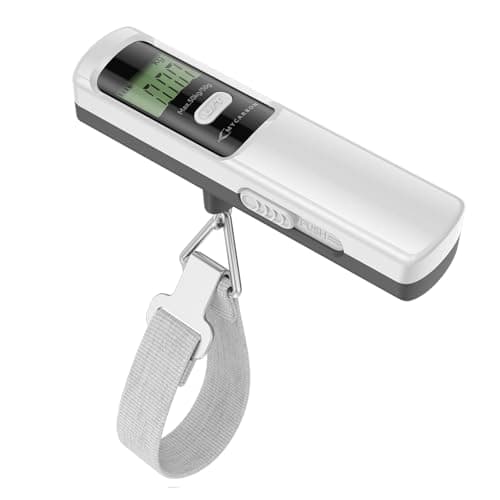 MYCARBON Battery-Free Luggage Scale, Eco-Friendly Travel Scale Portable Handheld Luggage Weigher with Accurate Weight Measurement Suitcase Weigher for Travel, 110lb/50kg with Tare Function