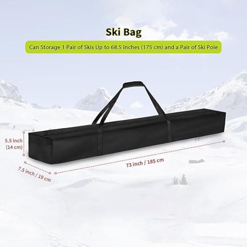 Snowboard Carry Bag Waterproof Outdoor Activities Flying Travel Transport — view 6