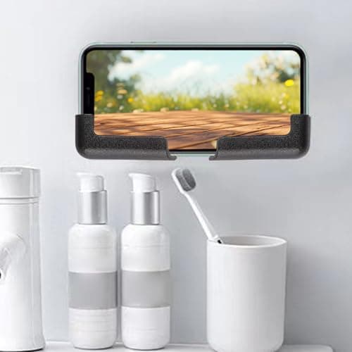 Car Mount For Phone – Adhesive Back Seat Holder, Secure Sticky Support Base, Compatible With 6.8 Inch Screens | Vehicle Phone Stand, Travel Entertainment Use — view 5
