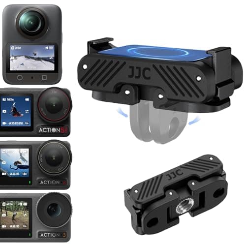 JJC Magnetic Mount for DJI Osmo 360 Action 5 Pro 4 3 Quick Release Adapter