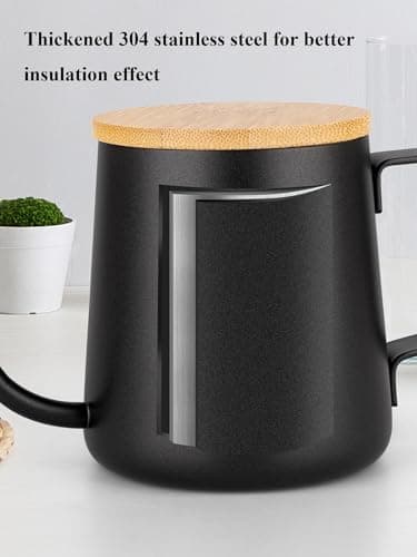 MERMOO YILAN Pour Over Coffee Kettle with Wooden Lid 350ml Coffee Maker — view 5