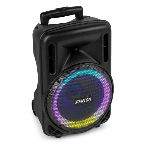 Fenton FT10LED MK2 10-Inch Portable PA System, 450W, Battery, Mic — view 5