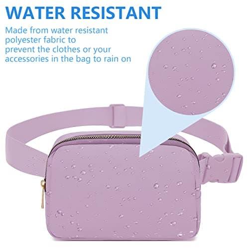 Invool Bum Bag for Women Men, Fanny Pack with Adjustable Straps Crossbody Fashion Waist Pack, Running Belt Bag for Travel Workout Cycling Hiking — view 5
