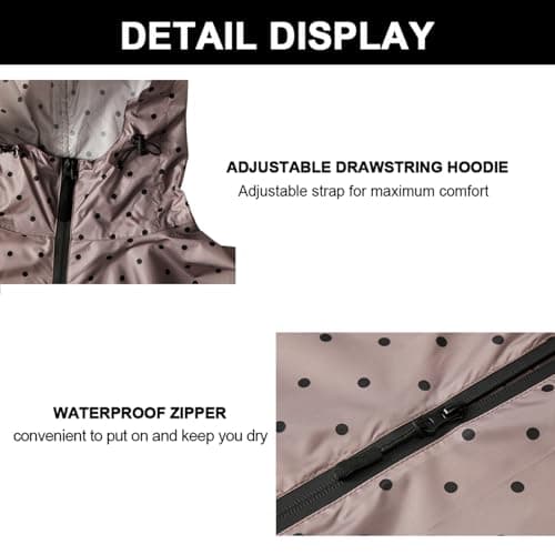 SIRMEDAL Waterproof Rain Poncho Hooded Raincoat Outdoor Cape — view 2