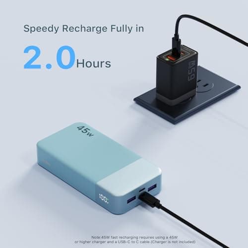 NOBIS Power Bank Fast Charging 45W 20000mAh Portable Charger — view 5