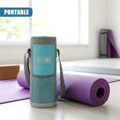 MTS Wine Cooler Bag for 1.5L Water Bottles - Padded Insulated Champagne Carrier with Zip & Shoulder Strap - Thermal Drinks Holder with Pocket for Picnics, Travel & Beach, Great for Wine Lovers — view 6