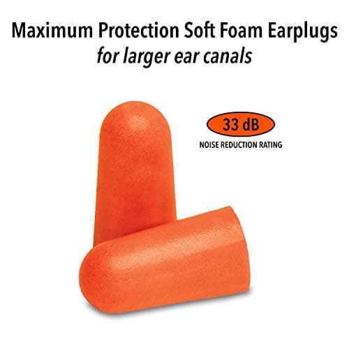 Mack's Maximum Protection Soft Foam Shooting Ear Plugs - 7 Pair Plus Travel Case, 33 dB Highest NRR – Comfortable Earplugs for Hunting, Tactical, Target, Skeet and Trap Shooting | Made in USA — view 3