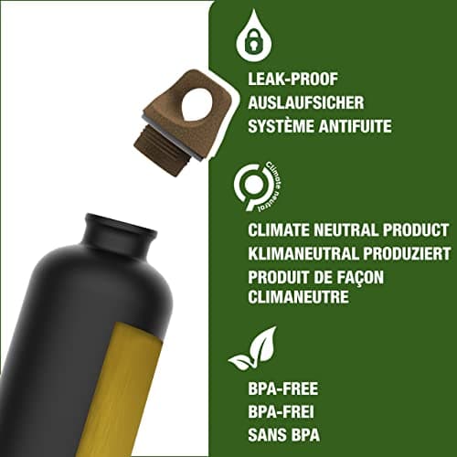 Sigg - Aluminium Water Bottle - Traveller MyPlanet Black - Suitable For Carbonated Beverages - Leakproof - Lightweight - BPA Free — view 3