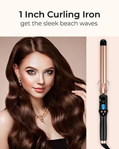 25mm Curling Tong Extra Long Barrel,110-210°C,Classic Curls — view 2