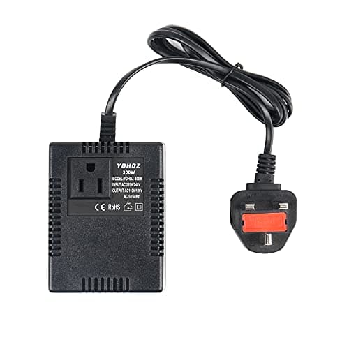 300W Step Down Power Voltage Converter Transformer 220V/240V to 110V/120V, Intelligent Efficient Adapter Travel Power Adapter