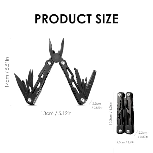 Ideal Swan 16-in-1 Multitools, Mini Multi Tool Foldable Pliers, EDC Gadgets — view 2