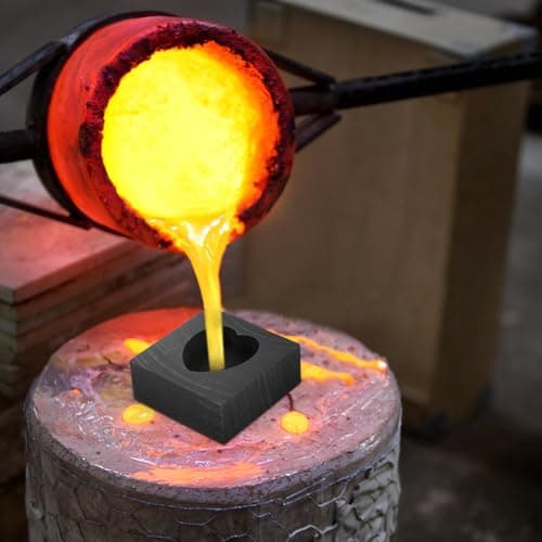 Heart Shape Graphite Casting Mold for Brass and Copper Melting — view 6