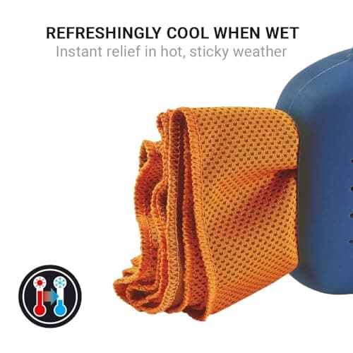 Go Travel Cooling Beach Towel - Microfibre, Super Absorbent, Quick Dry — view 4