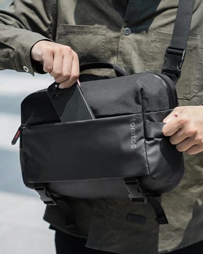 tomtoc 13-14 inch Laptop Messenger Shoulder Bag for MacBook Air/Pro — view 3
