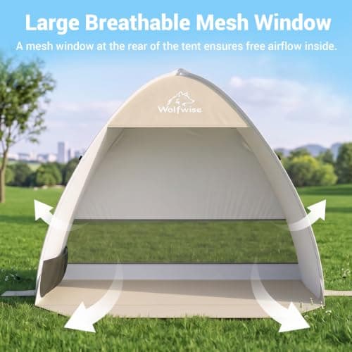 WolfWise Pop up Beach Tent, 1-2 Person Sun Shade Instant Setup for Outdoor — view 6