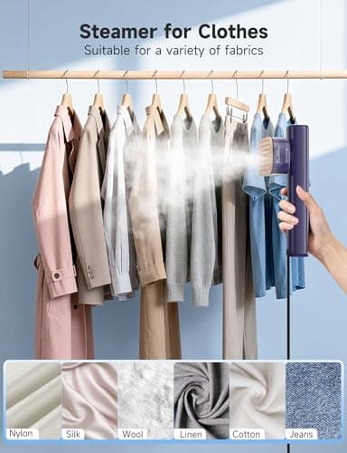 Sundu Portable Steamer Iron, 15s Heat, 4 Modes, LED Display for Clothes — view 4