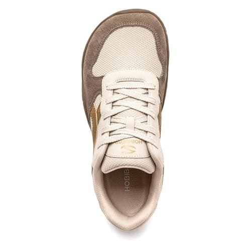 HOBIBEAR Women's Men's Trail Running Barefoot Shoes | Wide Toe Box Minimalist Sneakers Brown — view 3